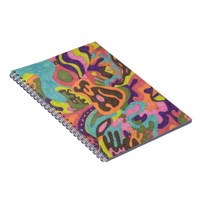 Cuaderno "Liberar" Resumen de arte (Lado Derecho)