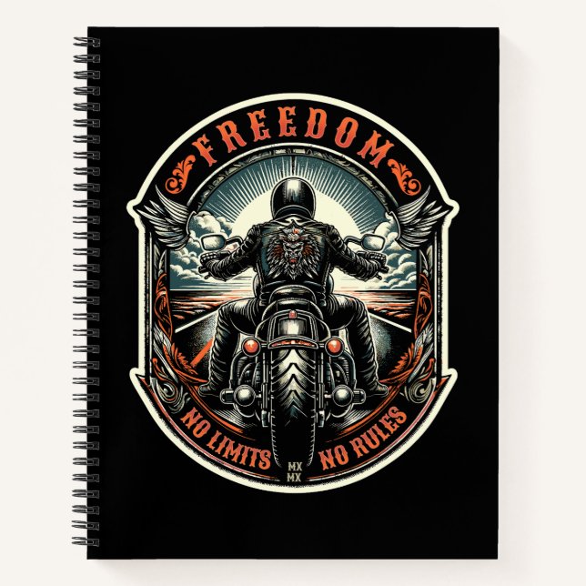 Cuaderno Libertad - Sin límites, sin reglas (Anverso)