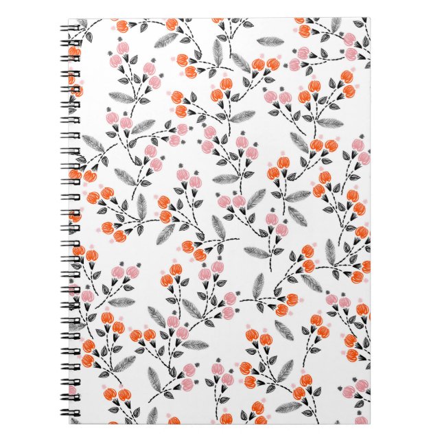 Cuaderno Liberty Florals: Bordado con la mano (Frente)