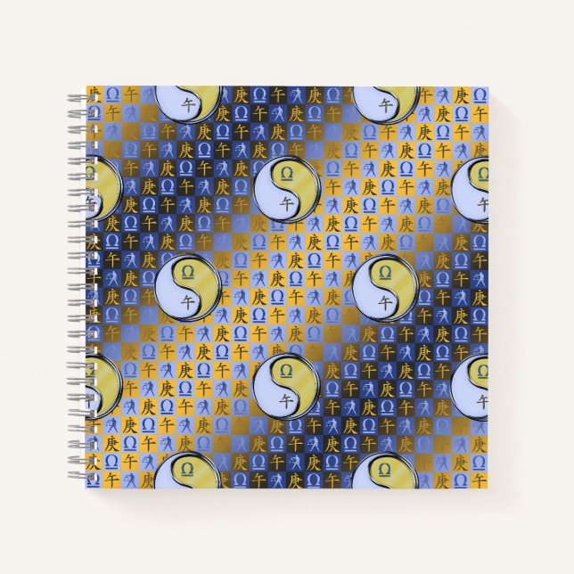 Cuaderno Libra & Caballo de Metal (Anverso)