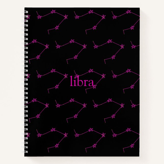 Cuaderno Libra Constellation Hardcover Spiral Sketchbook (Anverso)