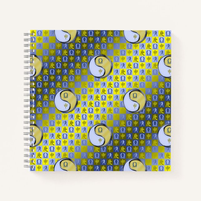 Cuaderno Libra y Mono de Metal (Anverso)