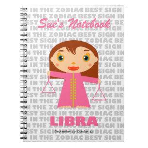 Cuaderno Libra Zodiac para los niños