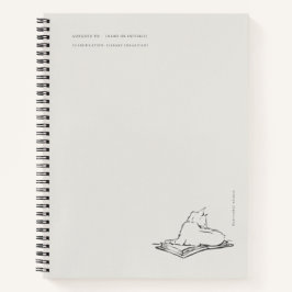 Cuaderno Library Cat- Naturalist Menagerie Archive