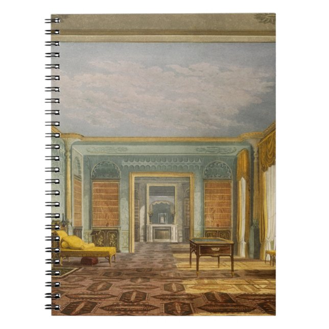 Cuaderno Library del rey de vistas del Pavilio real (Frente)