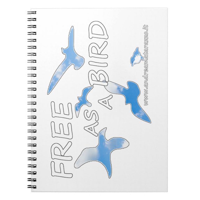 Cuaderno Libre como pájaro (Frente)