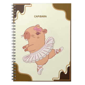 Cuaderno "Libreta Capibara – Diseño Adorable y Único"