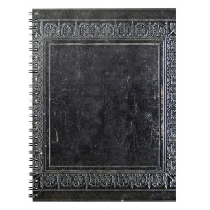 Cuaderno Libro Antiguo Negro Caído