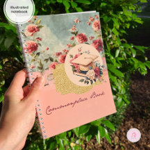 Libro común para graduados, portátil para graduado