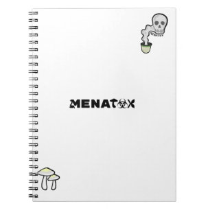 Cuaderno libro con logotipo menatox