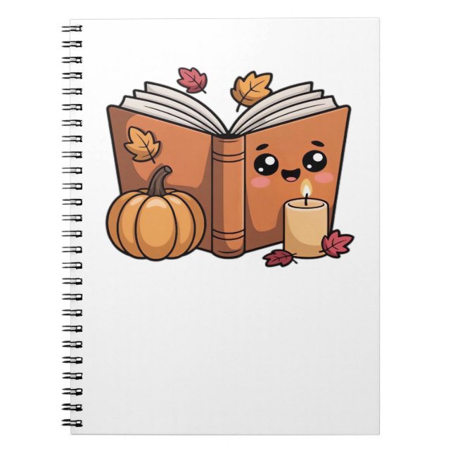 Cuaderno libro de acción de gracias kawaii 'T-Shirt sobredi (Frente)