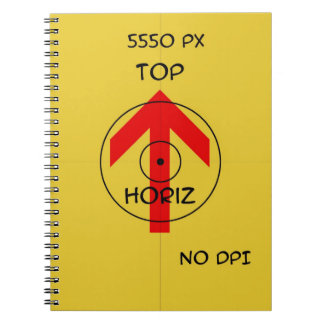 Cuaderno libro de anillo en espiral - horiz