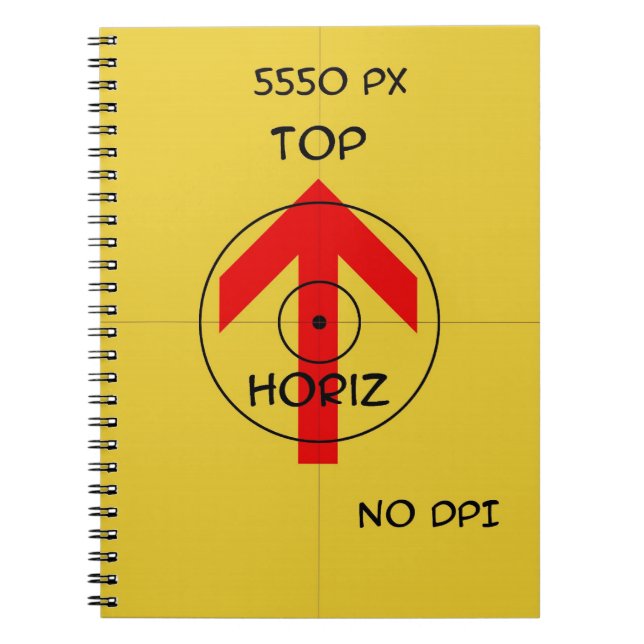 Cuaderno libro de anillo en espiral - horiz (Frente)