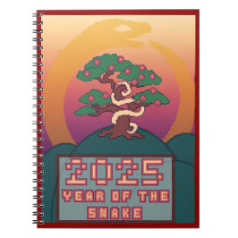 Cuaderno Libro de Año Nuevo: 2025 Año de la serpiente