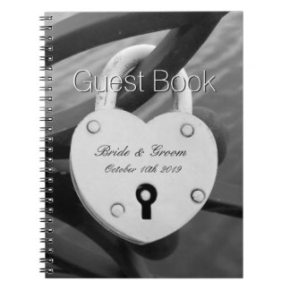 Cuaderno Libro de bodas de fotos de Romantic Heartlock