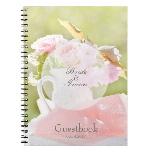 Cuaderno Libro de Bodas de Spring Flower Bouquet Fresh (Frente)