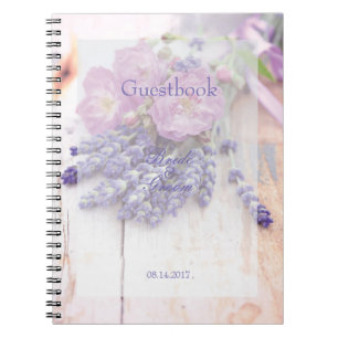 Cuaderno Libro de Bodas de verano de Wild Rosa & Lavender