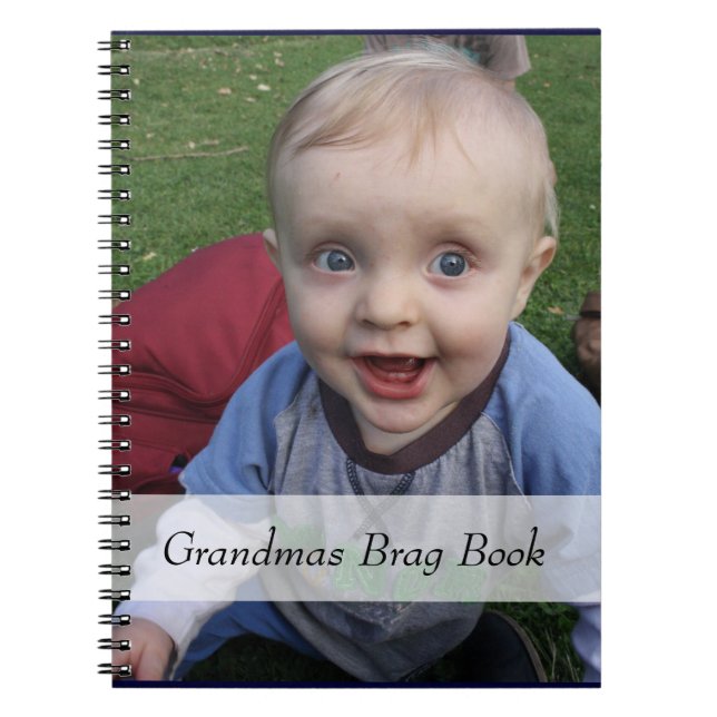 Cuaderno Libro de Brag de fotos de Grandmas (Frente)