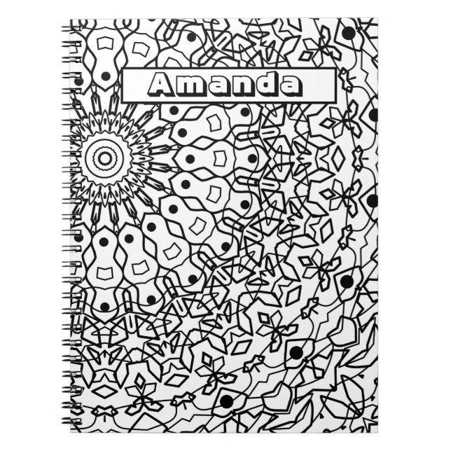 Cuaderno Libro de coloración, Coloración personalizada, ant (Frente)