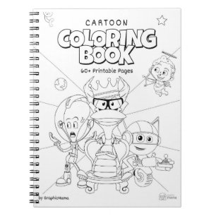 Cuaderno libro de colorear para niños 4-12