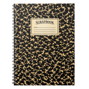 Cuaderno Libro de composición vintage álbum de recortes 