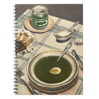 Cuaderno Libro de Cookbook.The de la comida sabrosa y sana,