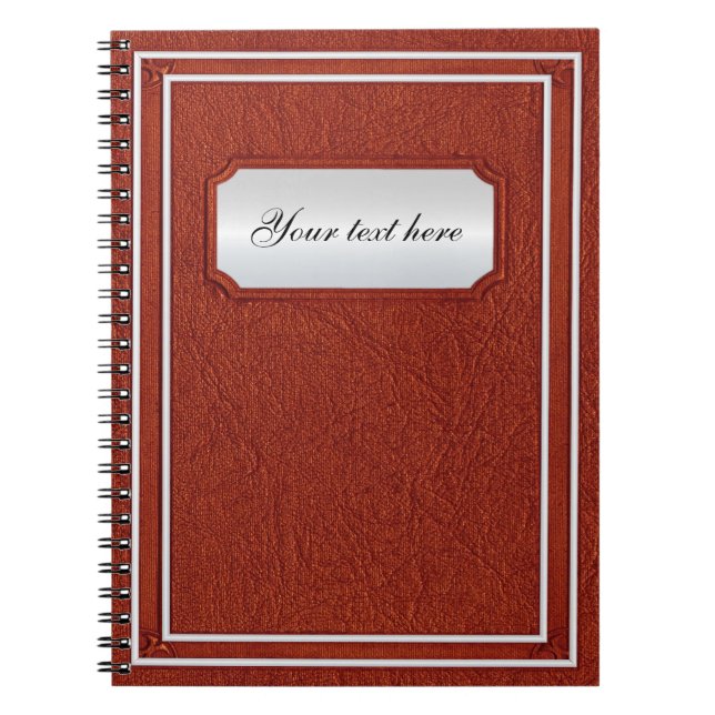 Cuaderno Libro de cubierta antiguo (Frente)