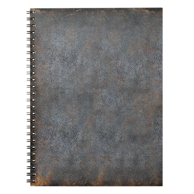 Cuaderno Libro de cuero apenado antigüedad (Frente)