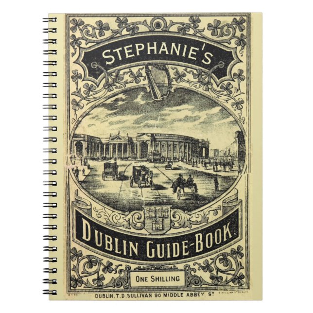 Cuaderno Libro de Dublín personalizado (Frente)