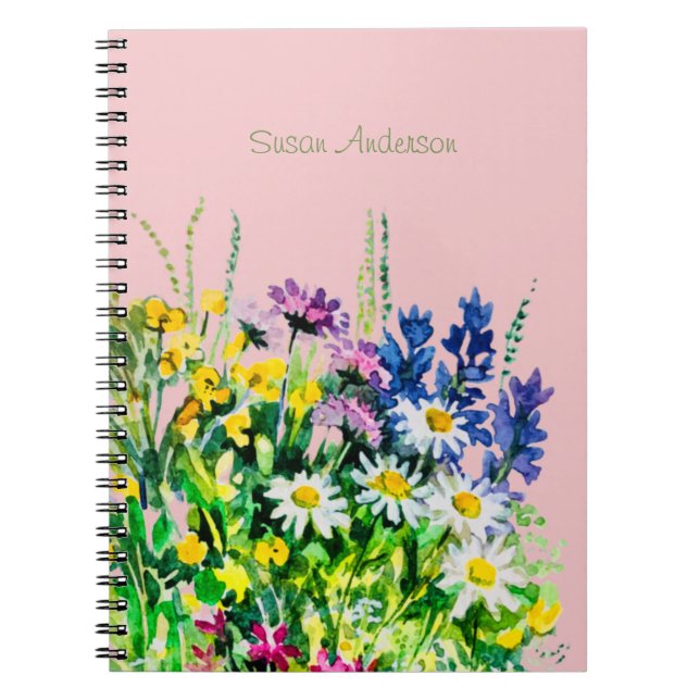 Cuaderno Libro de flores salvajes de verano (Frente)
