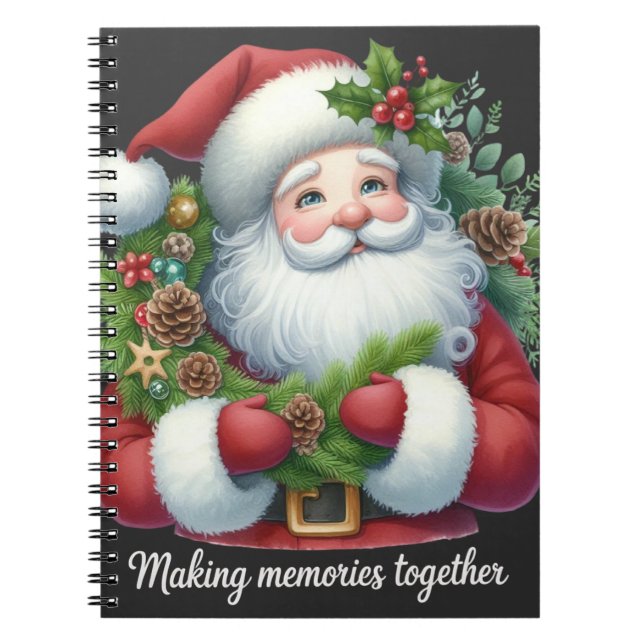 Cuaderno Libro de Fotos Navideñas Lindas (Frente)