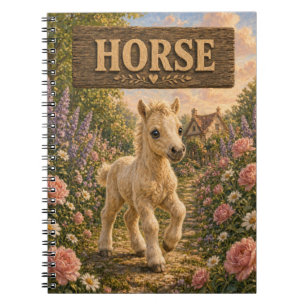 Cuaderno Libro de Historias de Bebé Caballo Lindo Animal de