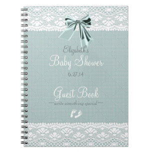 Cuaderno Libro de huésped de Baby Shower de la imagen del