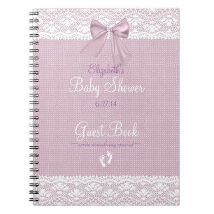 Cuaderno Libro de huésped de Baby Shower de la imagen del