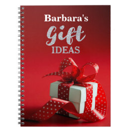 Cuaderno Libro de ideas de regalo personalizado