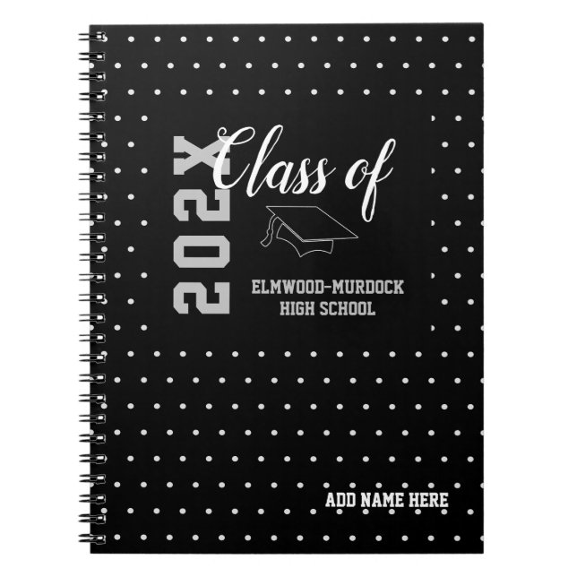 Cuaderno Libro de invitado de graduación de secundaria pers (Frente)