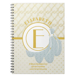 Cuaderno LIBRO DE INVITADO DE VESTIMENTO DE Mi Quinceanera 
