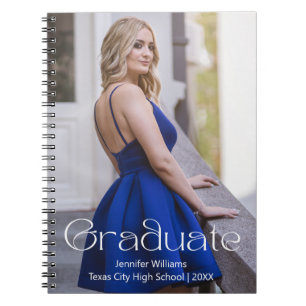 Cuaderno libro de invitado para graduación de foto de escri