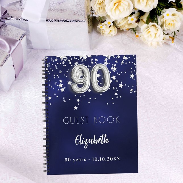 Cuaderno Libro de invitados 90 cumpleaños estrellas de plat (Subido por el creador)