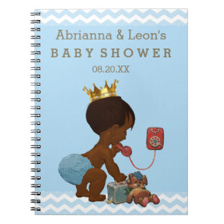 Cuaderno Libro de invitados de Baby Shower de Ethnic Prince