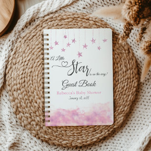 Cuaderno Libro de Invitados de Baby Shower de 'Twinkle Litt