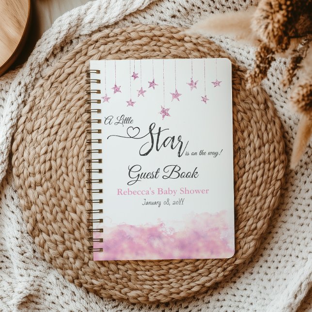 Cuaderno Libro de Invitados de Baby Shower de 'Twinkle Litt (Subido por el creador)