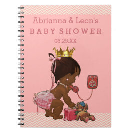 Cuaderno Libro de invitados de Baby Shower Ethnic Princess