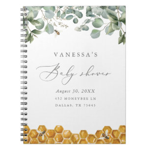 Cuaderno Libro de invitados de Baby Shower "Sweet as Can Be