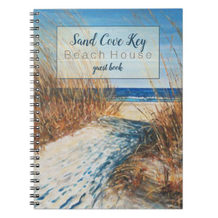 Cuaderno Libro de invitados de Beach Art Vacation Rental Co