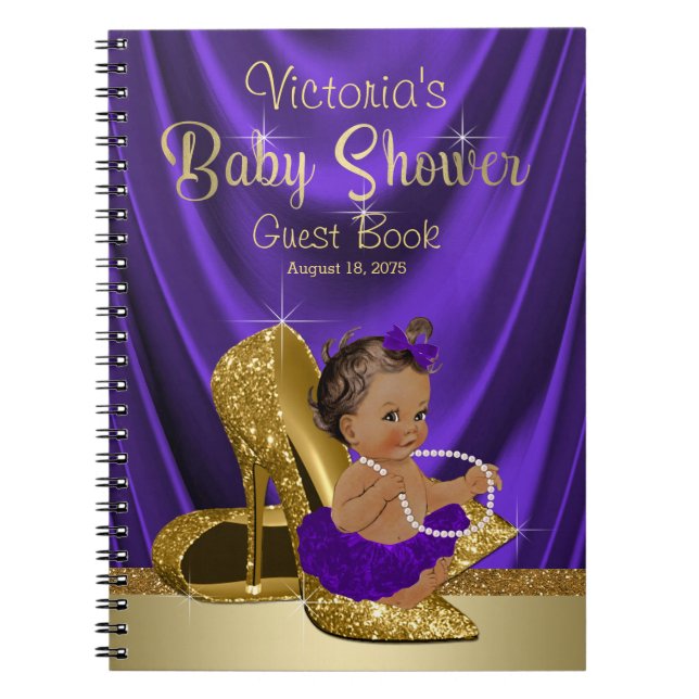 Cuaderno Libro de invitados de Ethnic Ballerina Princess Ba (Frente)