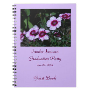 Cuaderno Libro de invitados de la fiesta de graduación, esp
