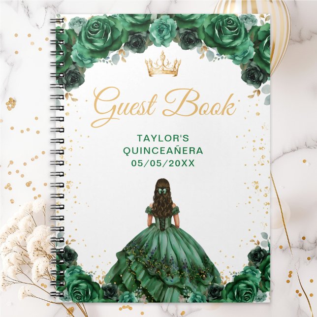 Cuaderno Libro de invitados de la Princesa Verde Oscura Qui (Subido por el creador)