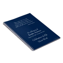 Cuaderno Libro de invitados de la vida de la celebración Co