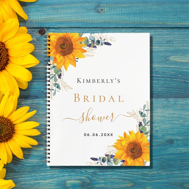 Cuaderno Libro de invitados ducha de novia eucalipto giraso (Subido por el creador)